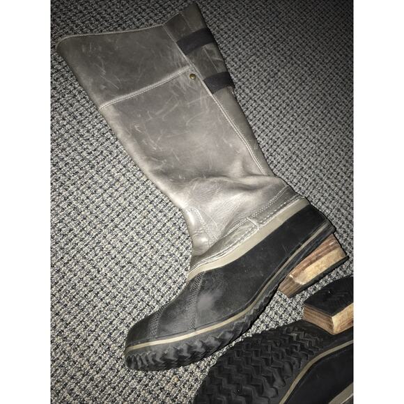 Sorel Womens Size 10 Slimpack Riding Tall II Boot - Black / Kettle - Picture 8 of 16